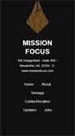 Mobile Screenshot of missionfocus.com