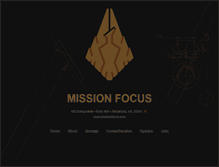 Tablet Screenshot of missionfocus.com